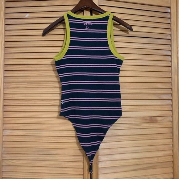 Vans Striped Bodysuit Size Small - Picture 5 of 6